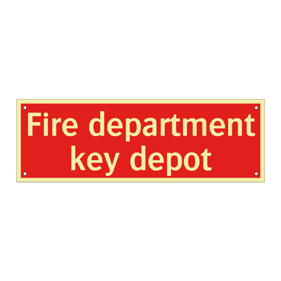 Fire department key depot