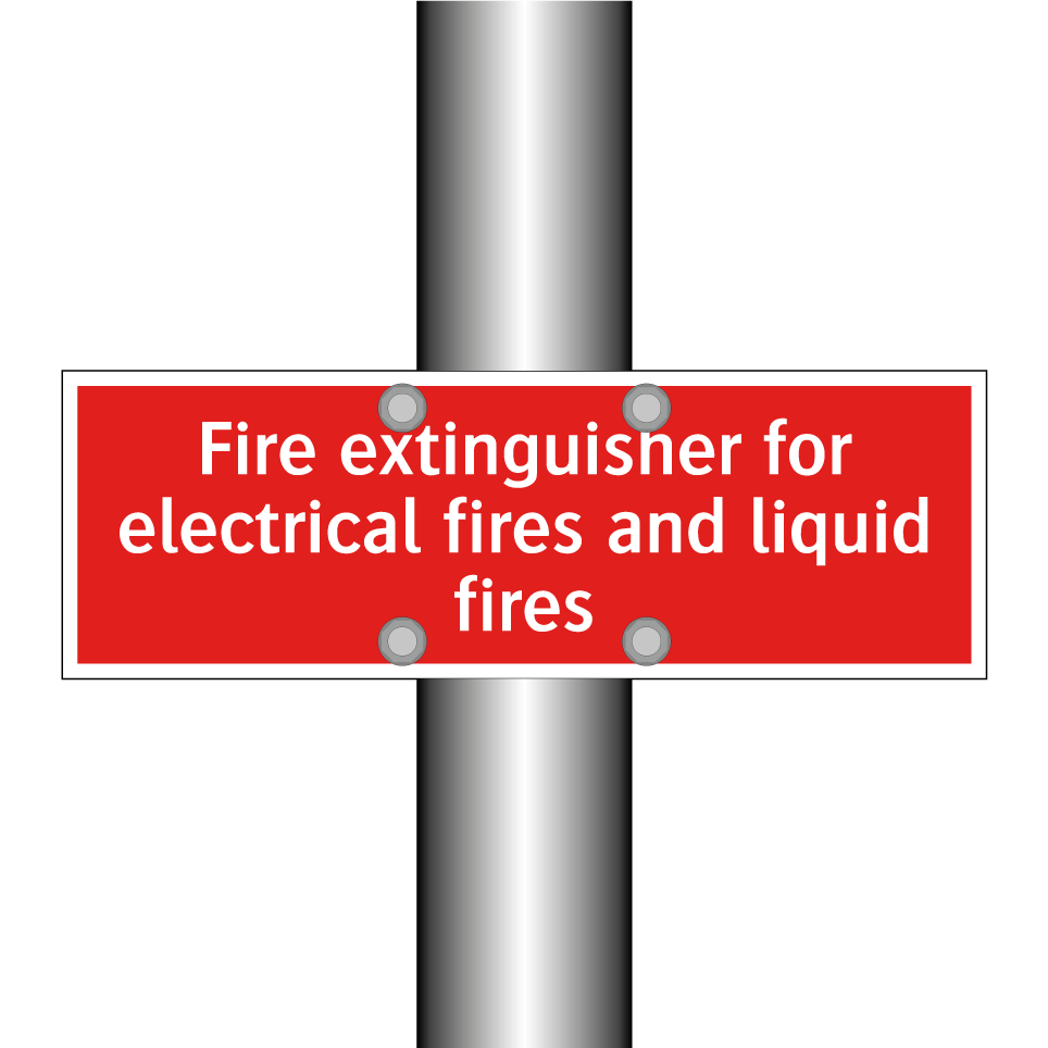 Fire extinguisher for electrical fires and liquid fires