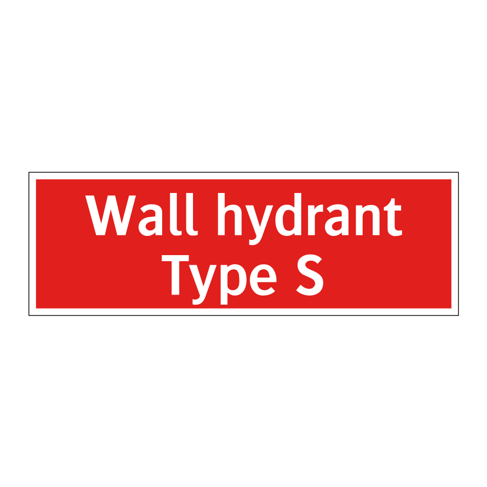 Wall hydrant Type S