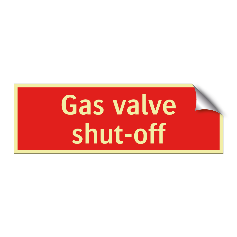 Gas valve shut-off
