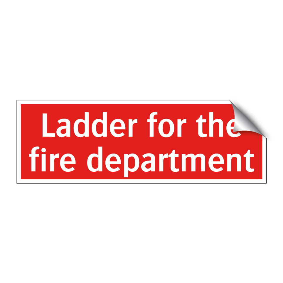 Ladder for the fire department