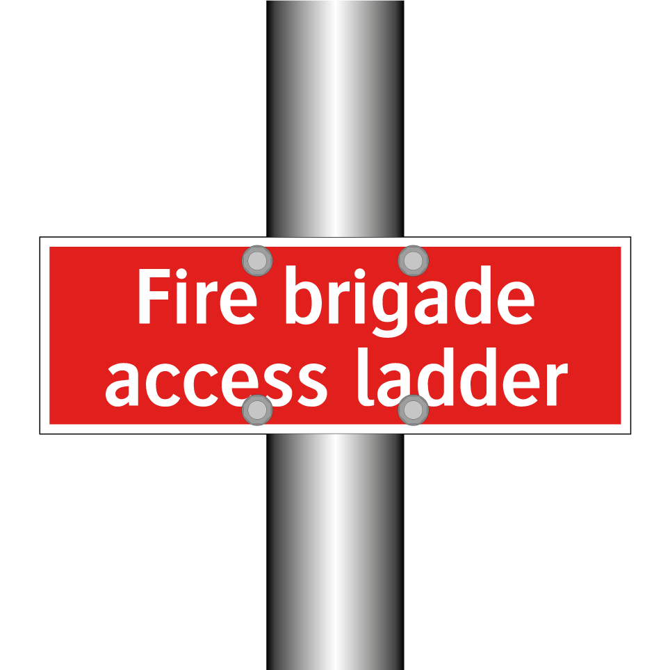 Fire brigade access ladder