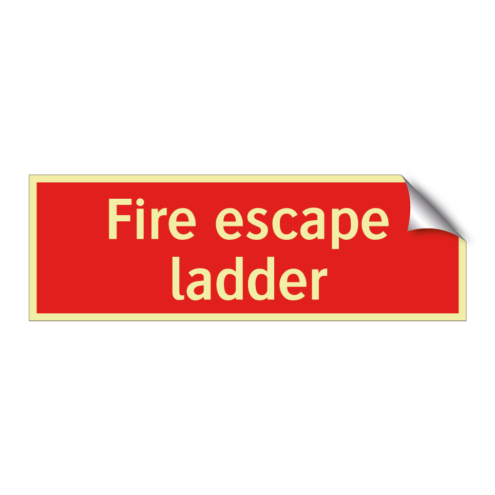 Fire escape ladder