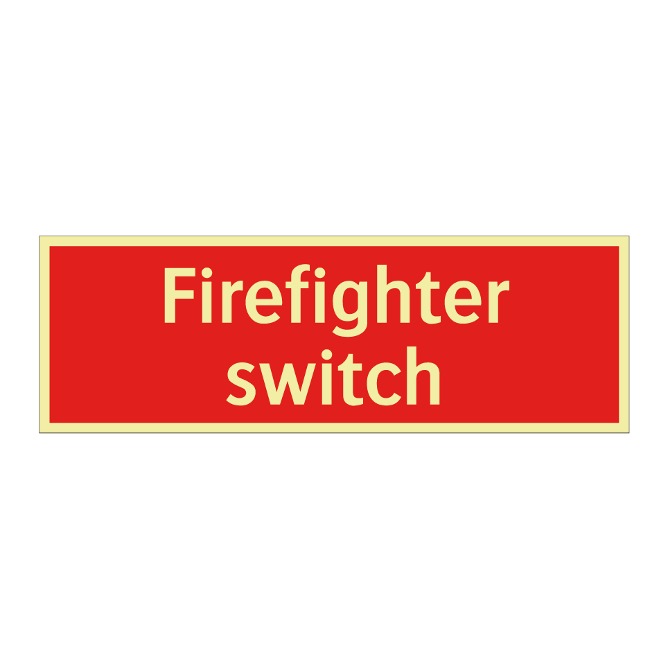 Firefighter switch