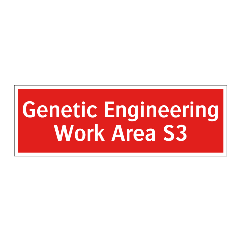 Genetic Engineering Work Area S3