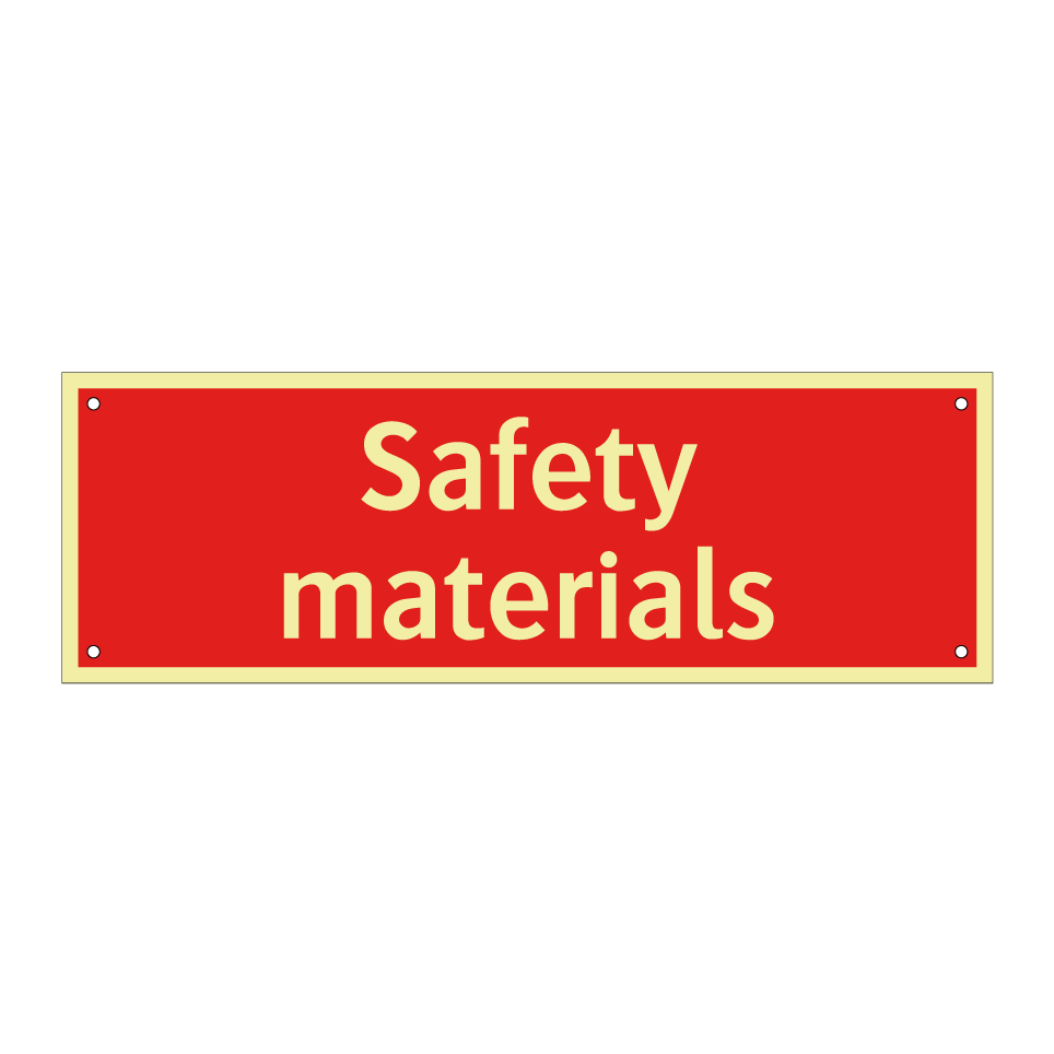 Safety materials