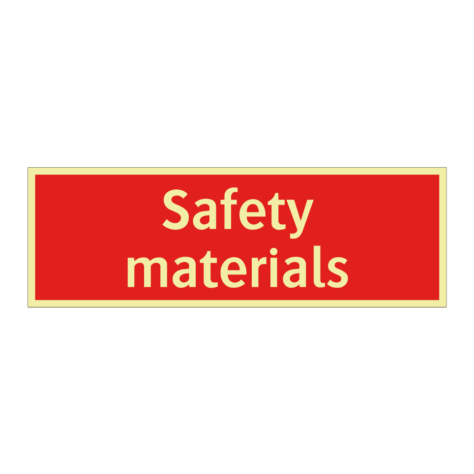 Safety materials