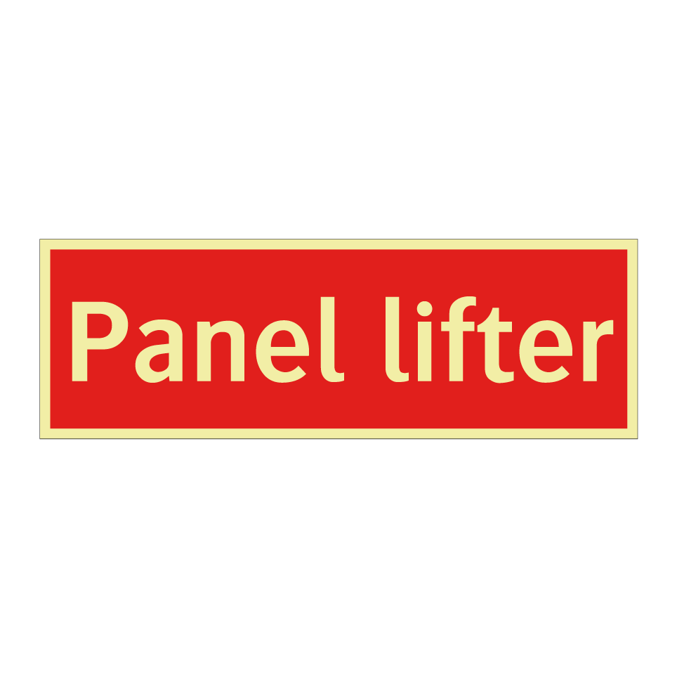Panel lifter