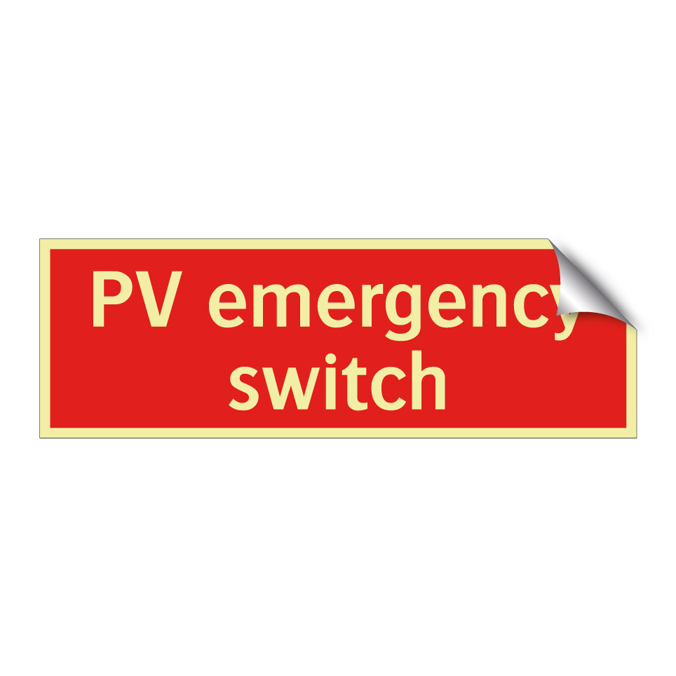 PV emergency switch
