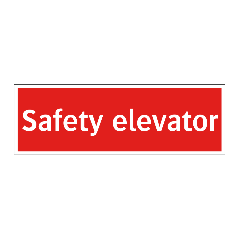 Safety elevator