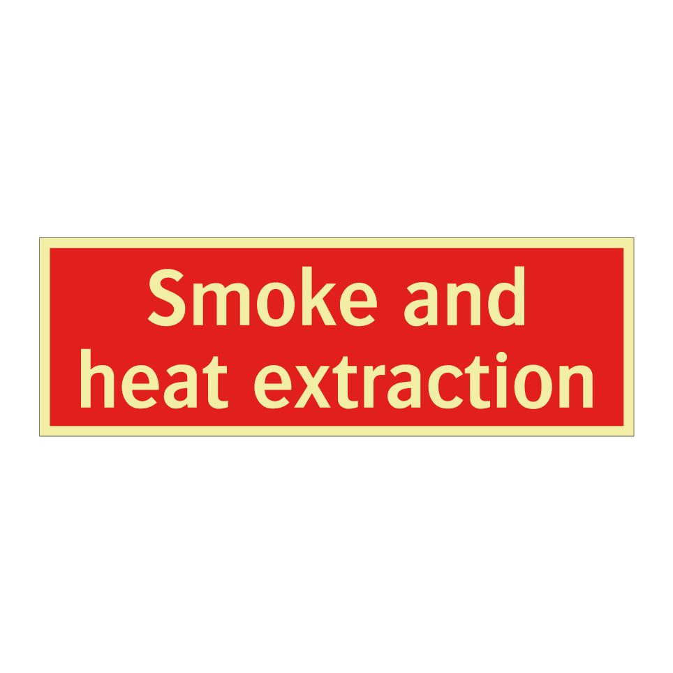Smoke and heat extraction