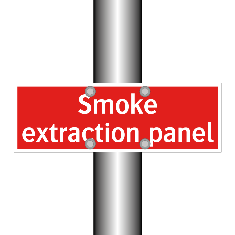 Smoke extraction panel