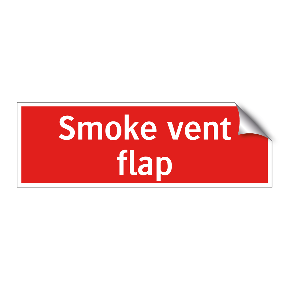 Smoke vent flap