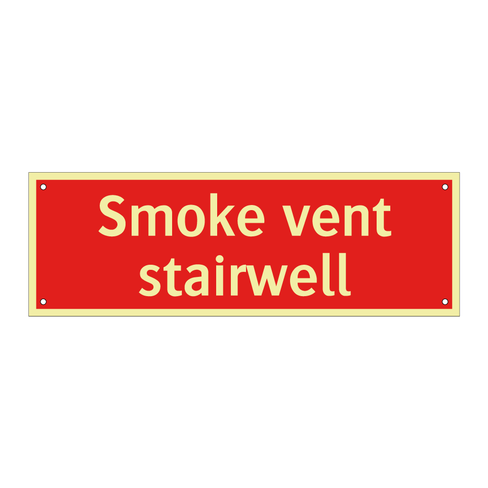 Smoke vent stairwell