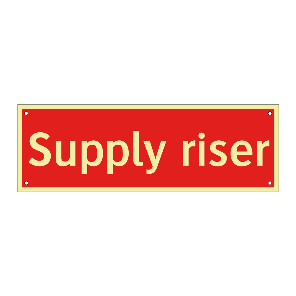 Supply riser