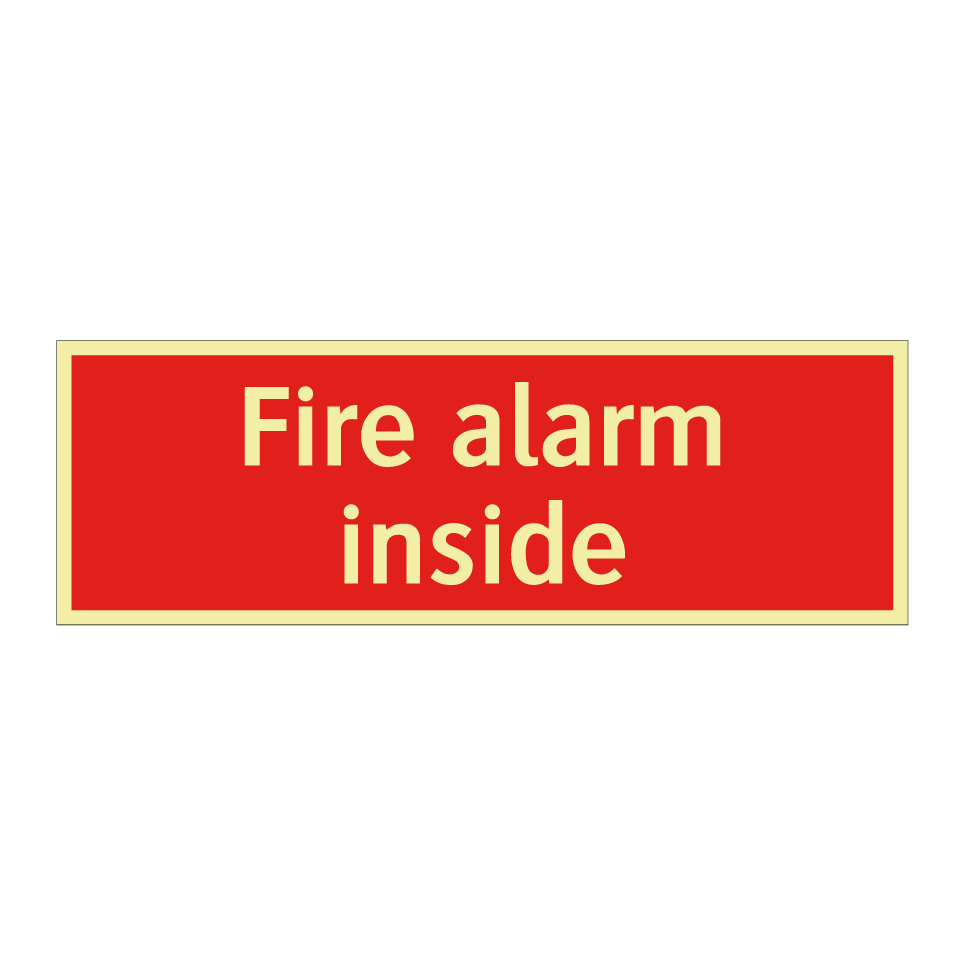 Fire alarm inside