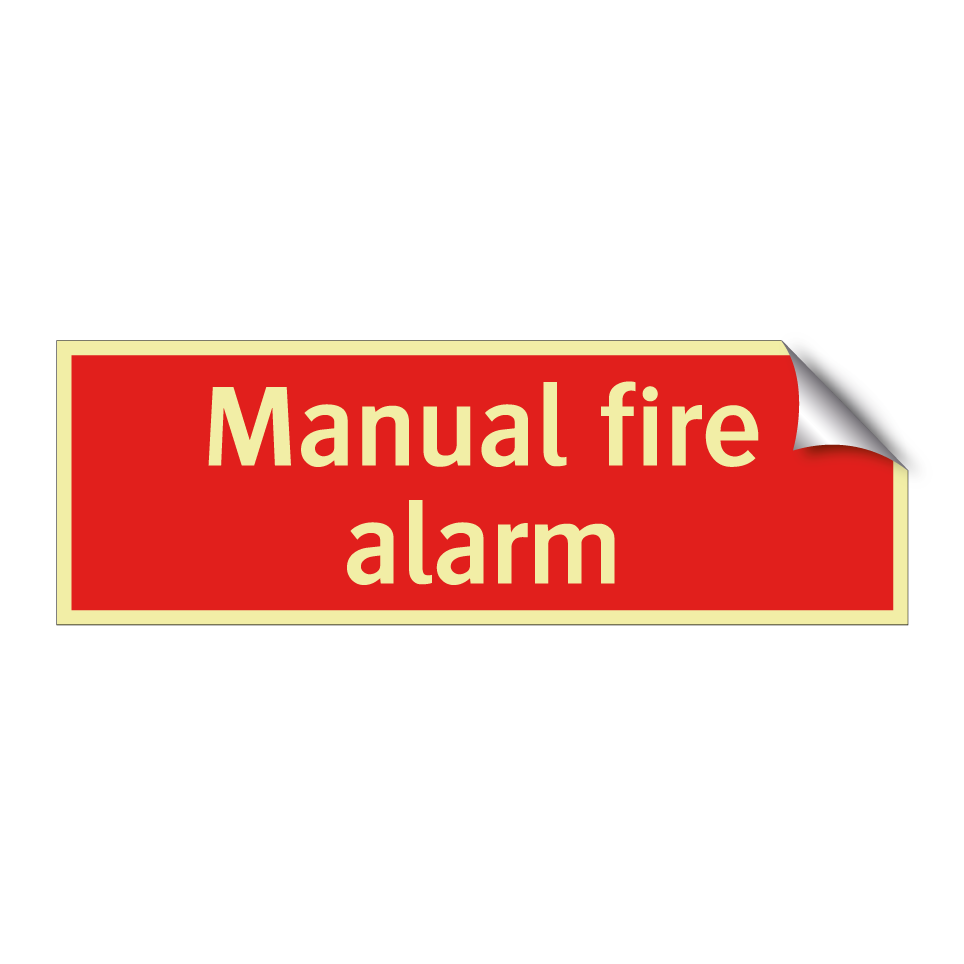 Manual fire alarm