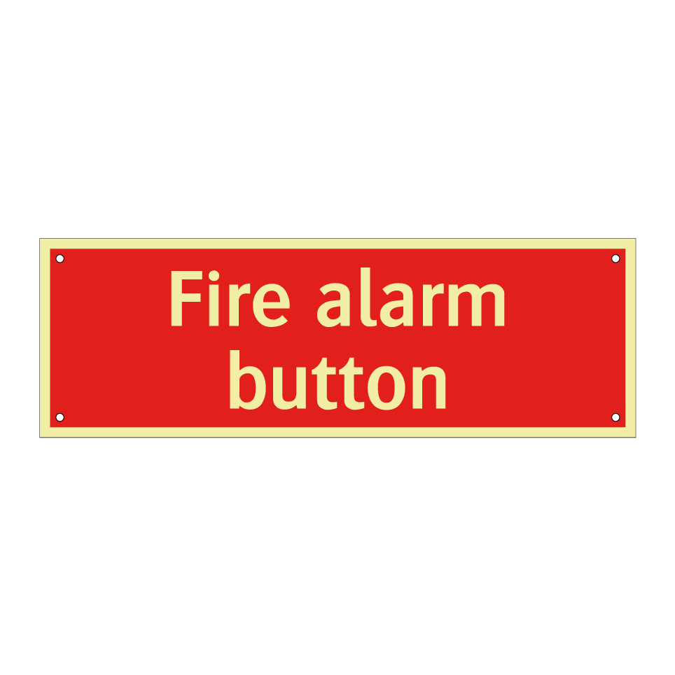 Fire alarm button