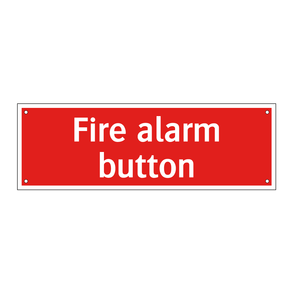Fire alarm button