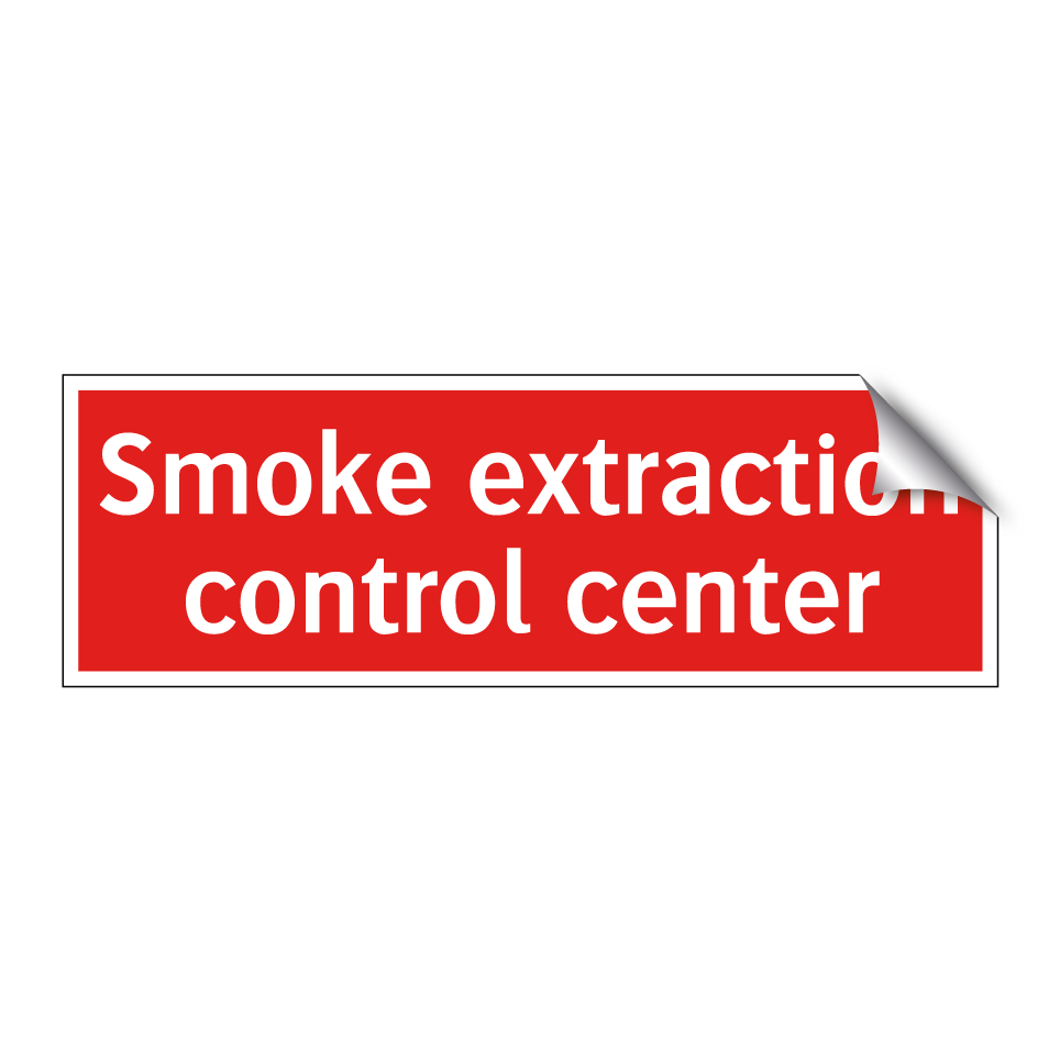Smoke extraction control center