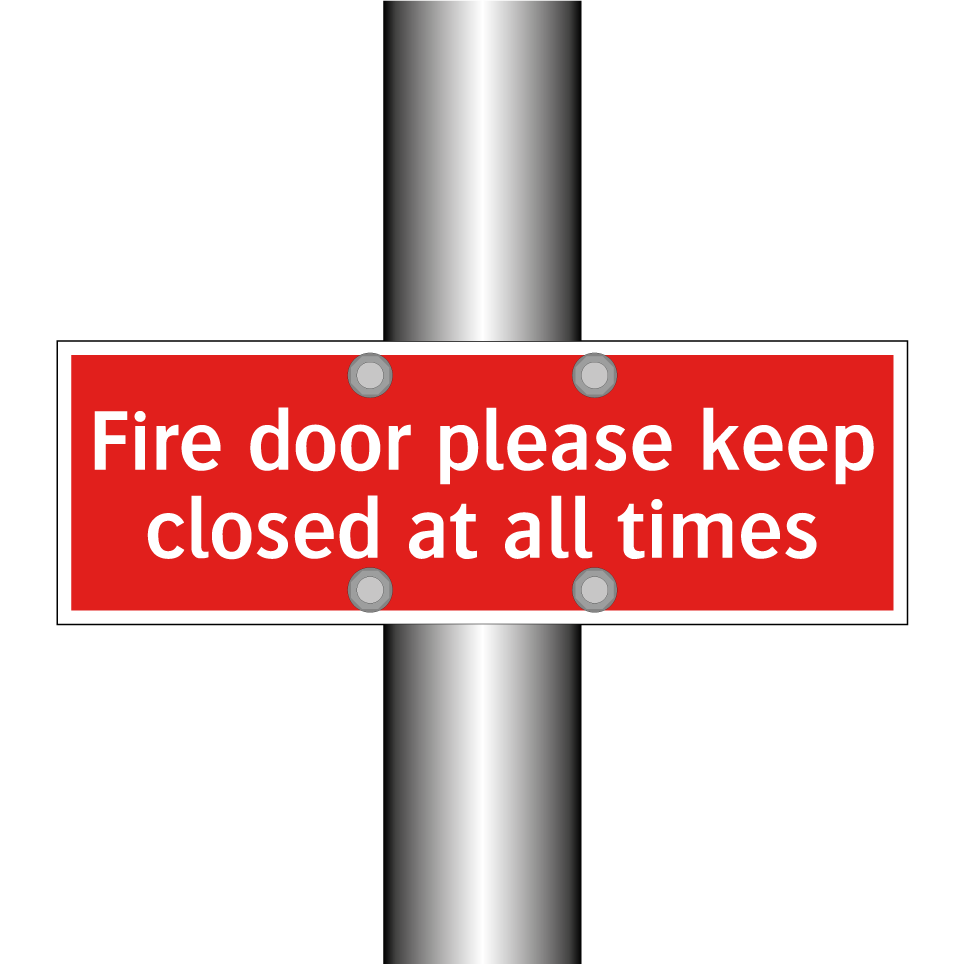 Fire door please keep closed at all times