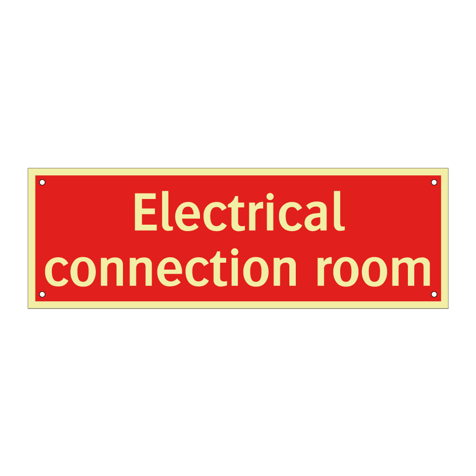 Electrical connection room