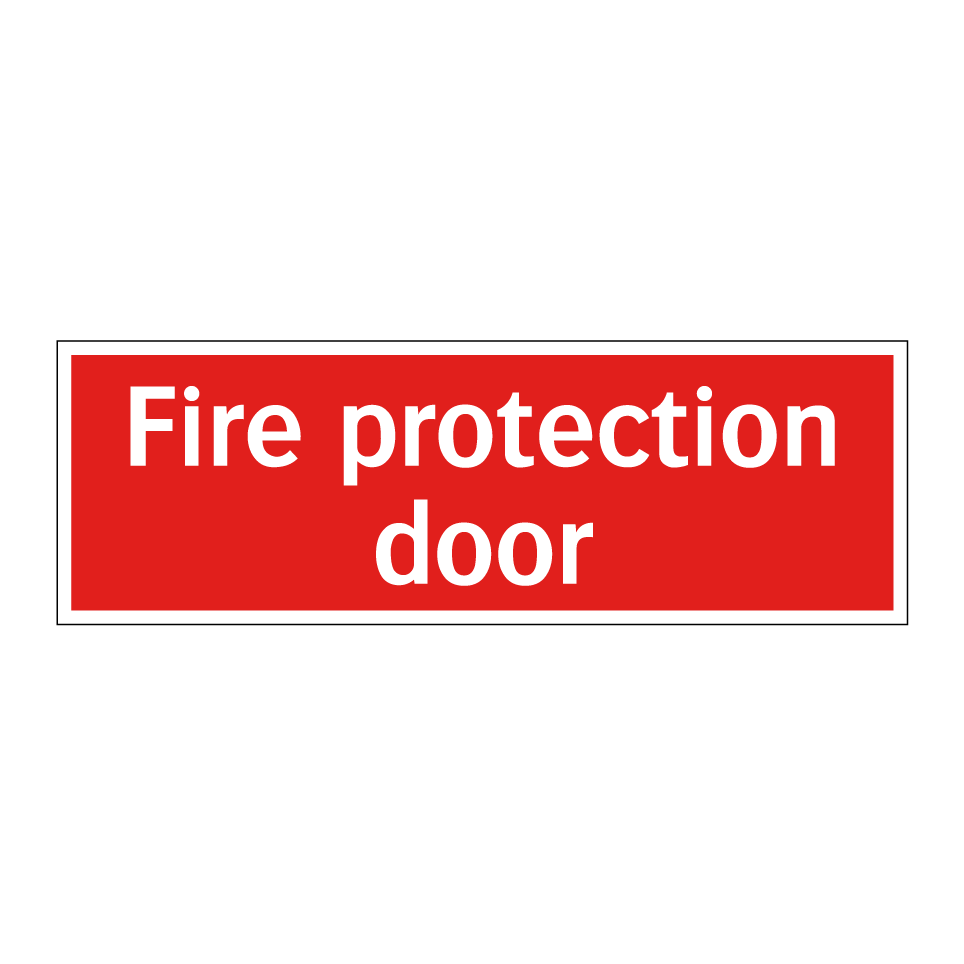 Fire protection door