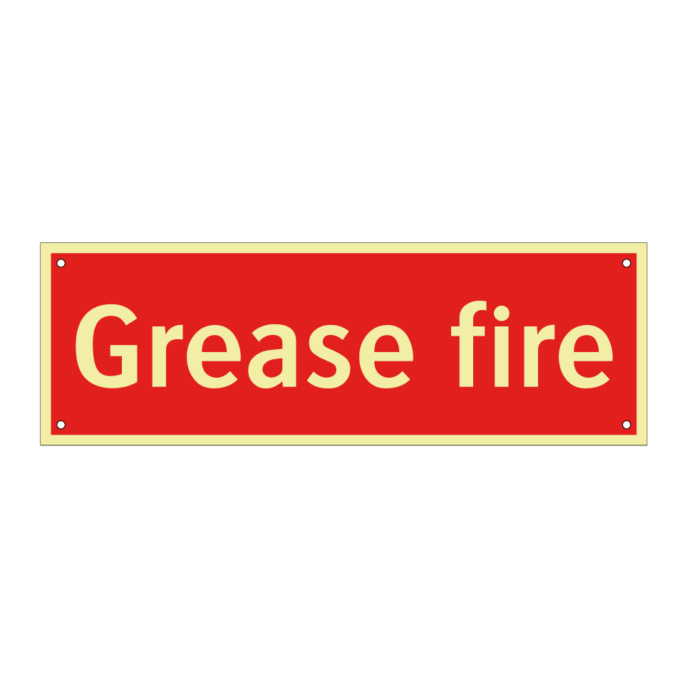 Grease fire