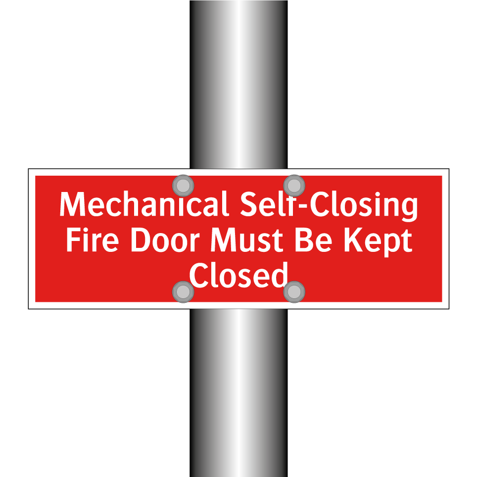 Mechanical Self-Closing Fire Door Must Be Kept Closed