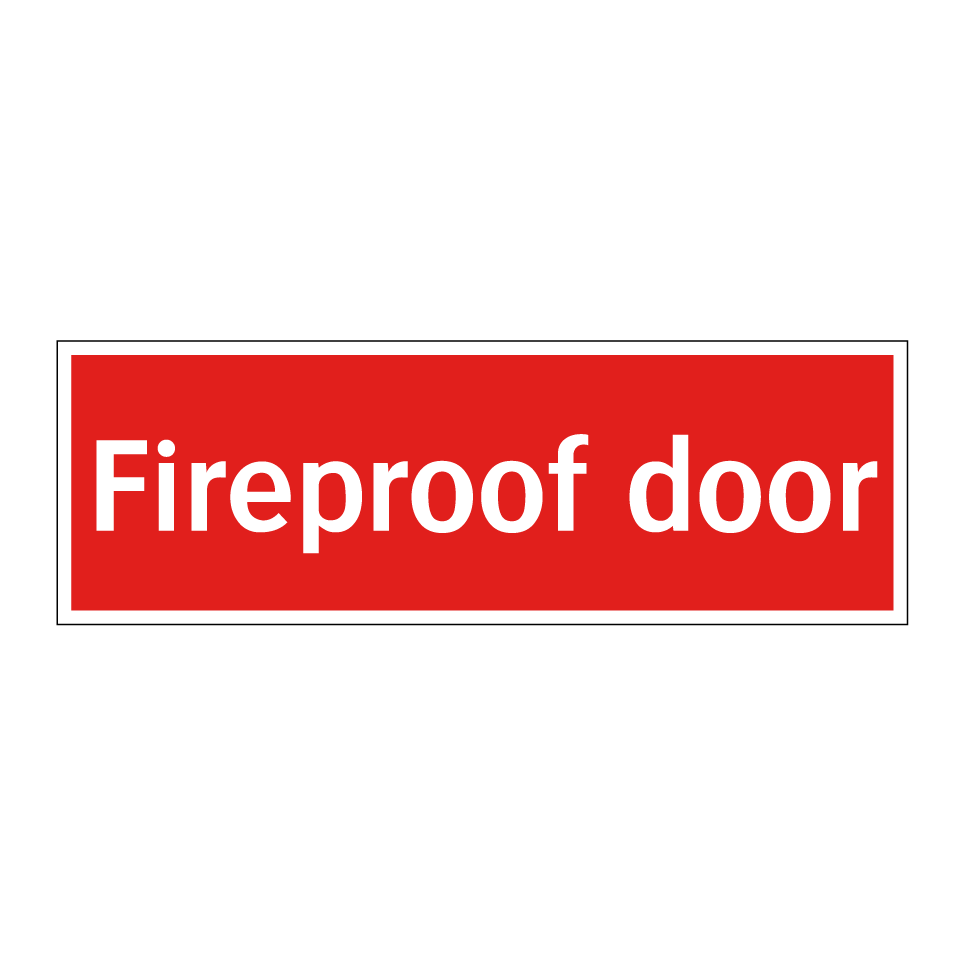 Fireproof door