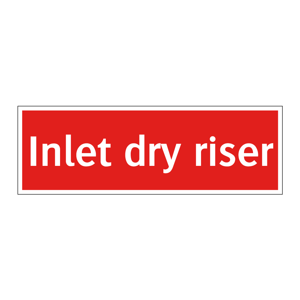 Inlet dry riser