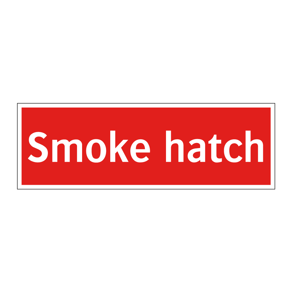 Smoke hatch
