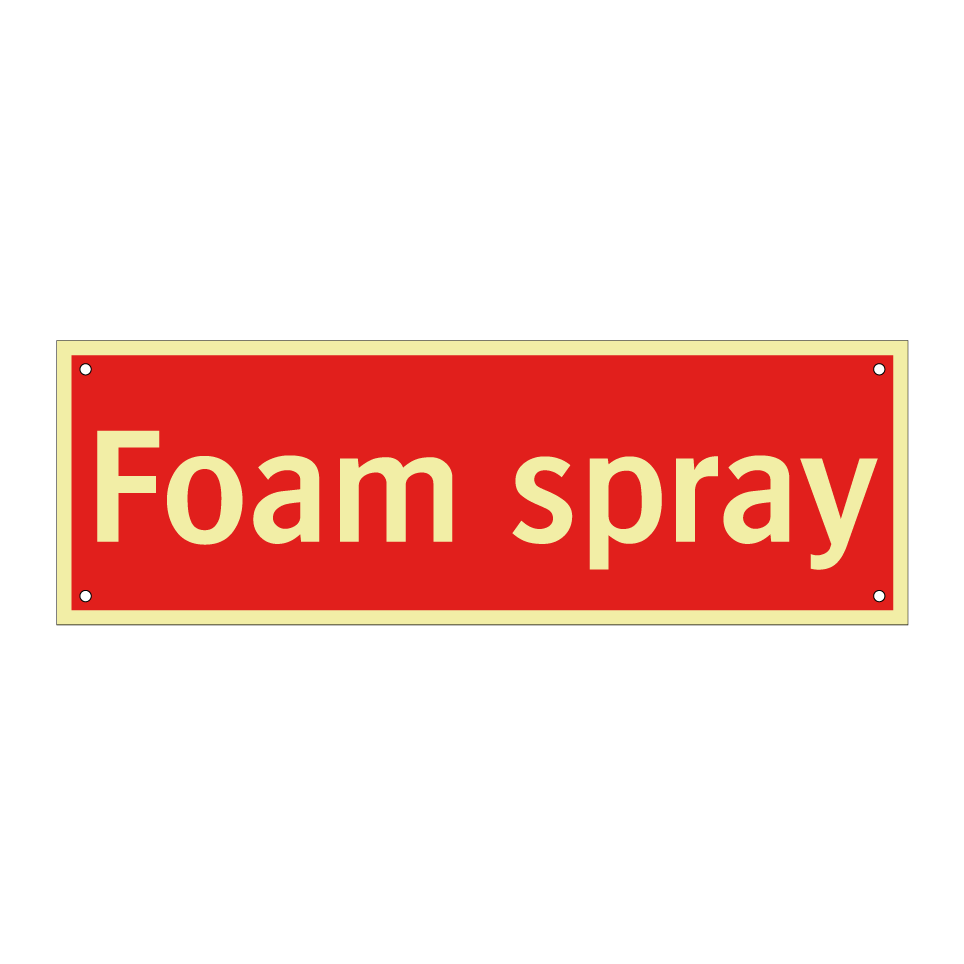 Foam spray
