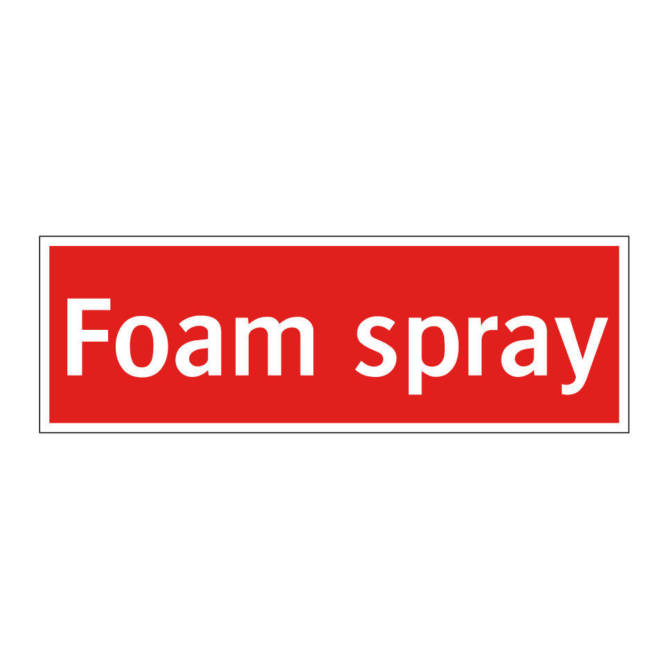 Foam spray