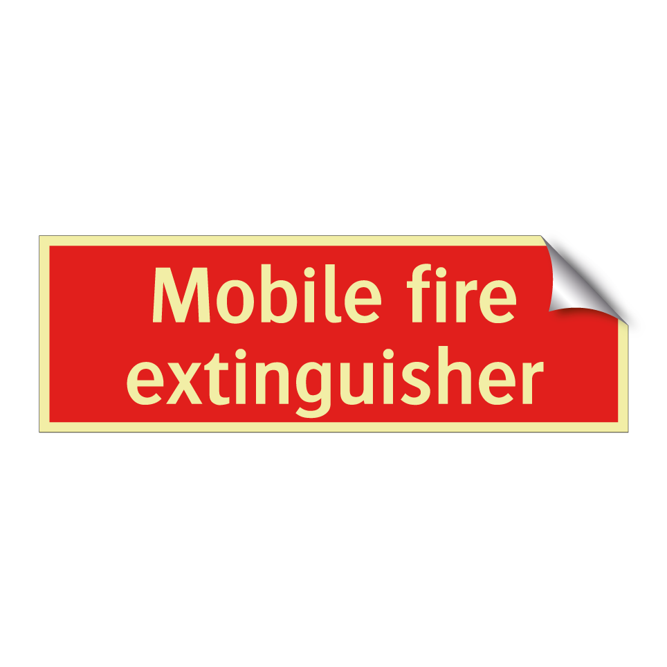 Mobile fire extinguisher