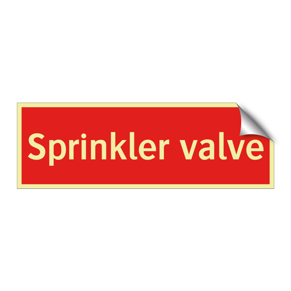 Sprinkler valve