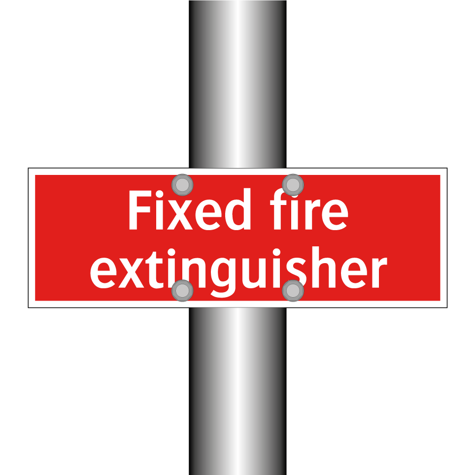 Fixed fire extinguisher