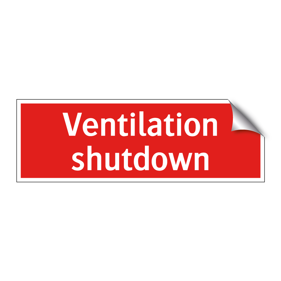 Ventilation shutdown