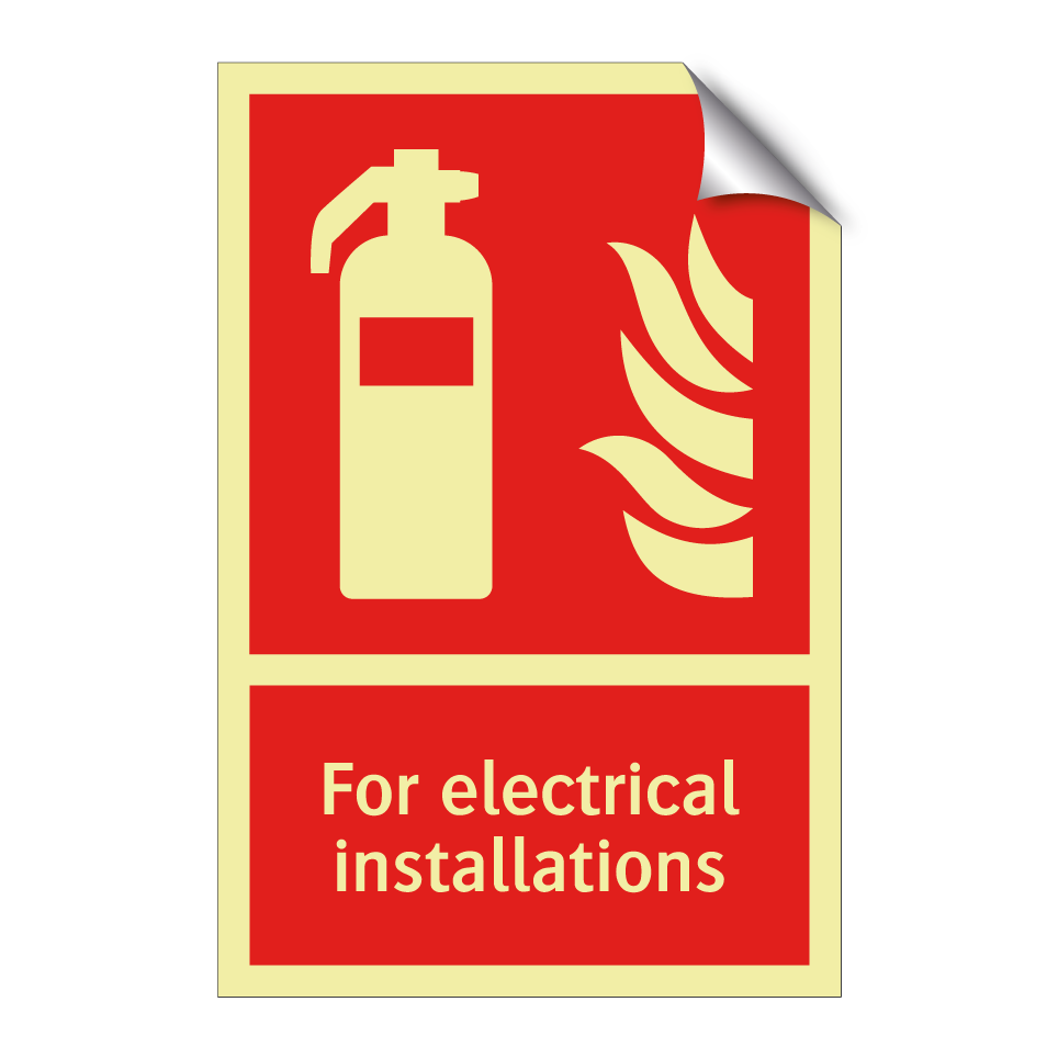 For electrical installations