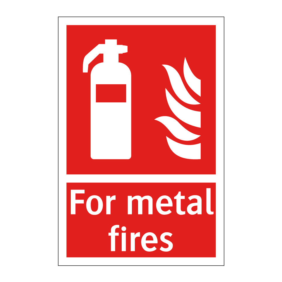 For metal fires