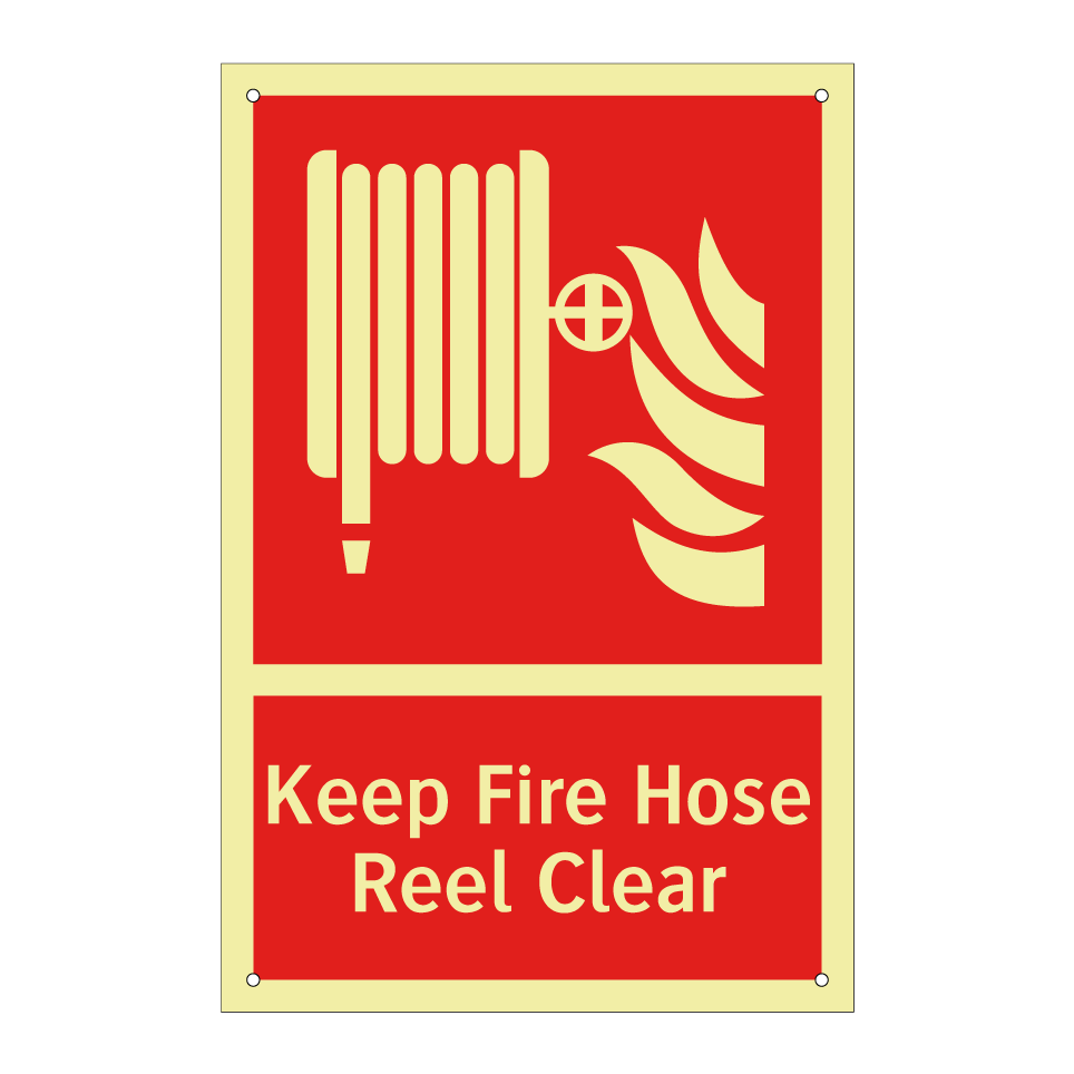 Keep Fire Hose Reel Clear