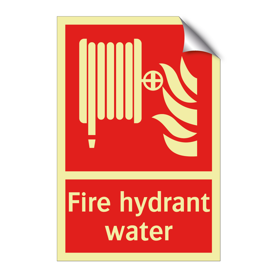 Fire hydrant water