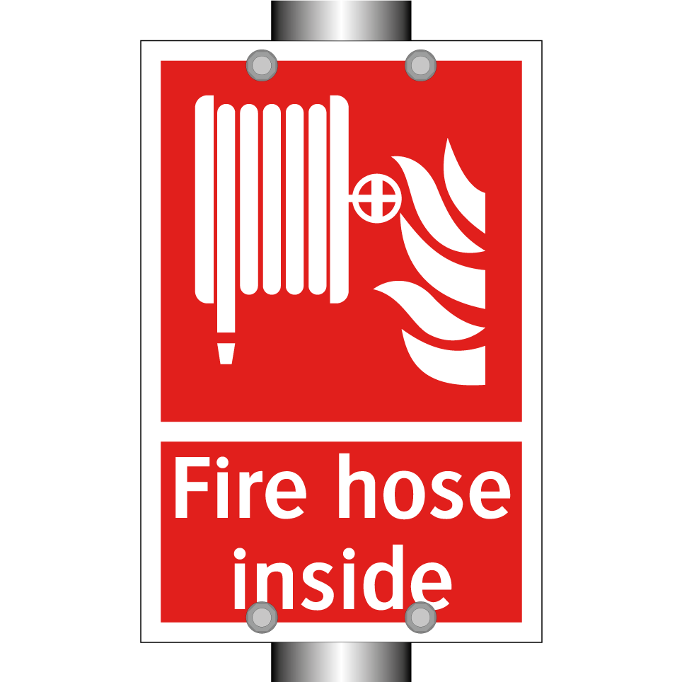 Fire hose inside