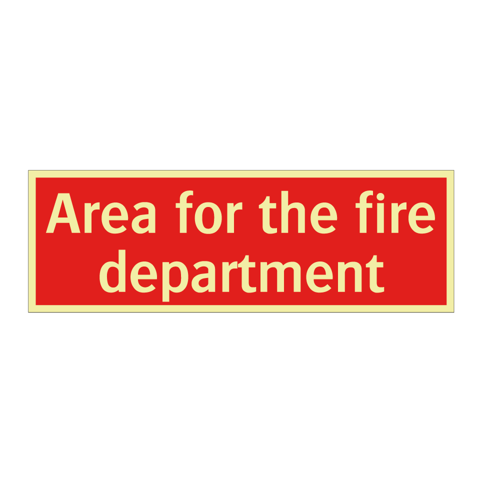 Area for the fire department