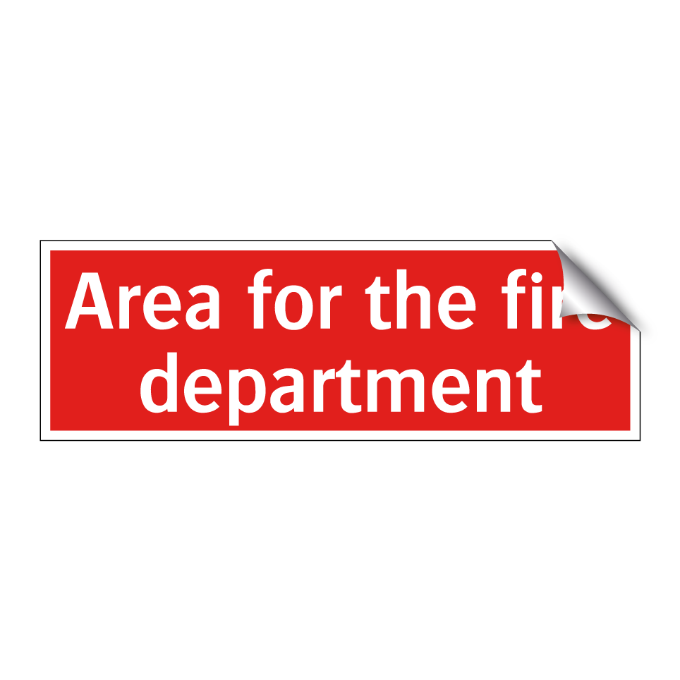 Area for the fire department