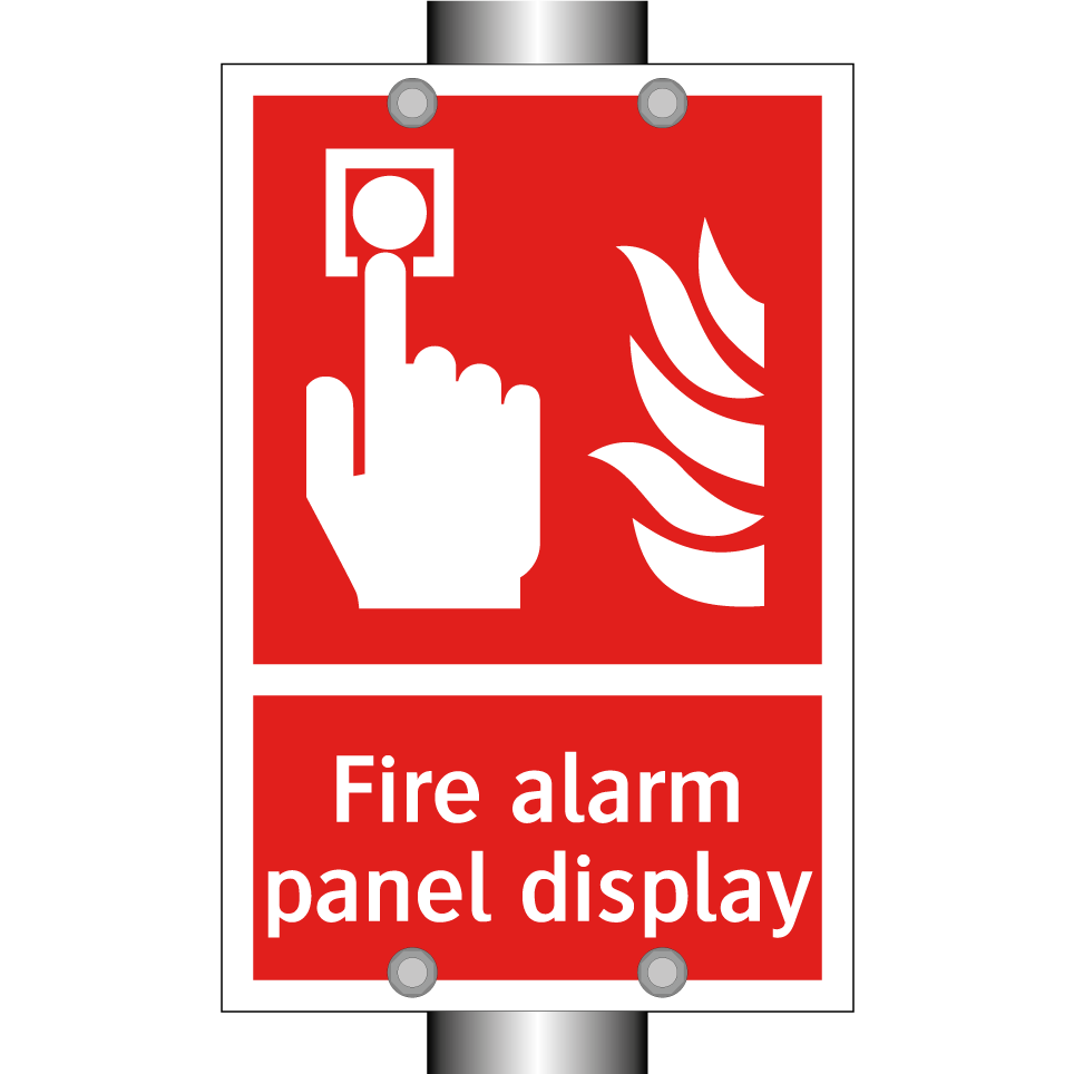 Fire alarm panel display