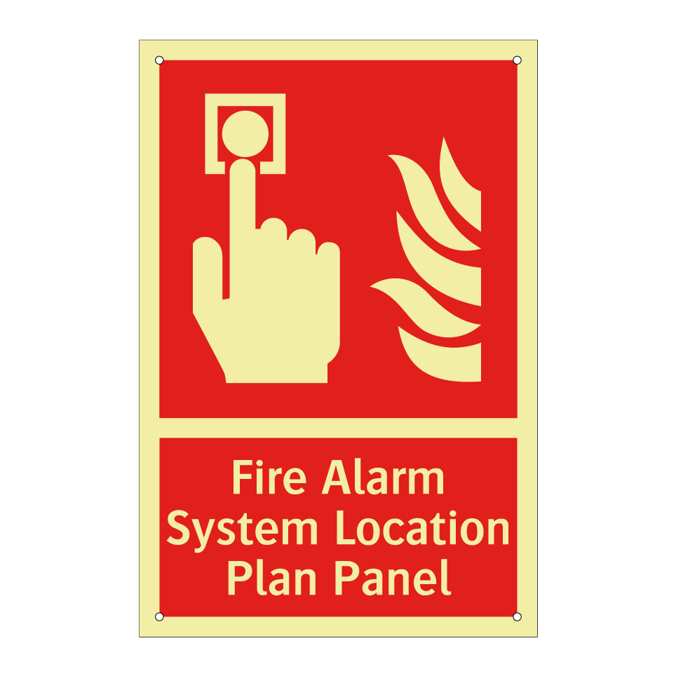 Fire Alarm System Location Plan Panel
