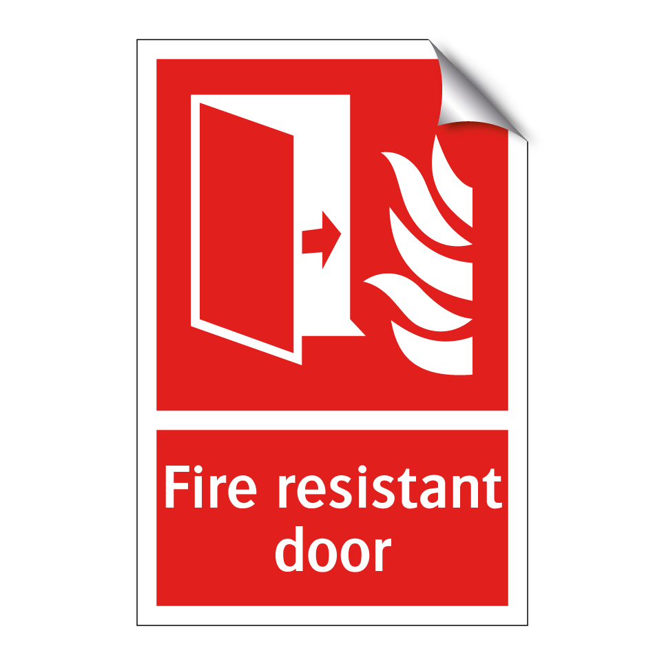 Fire resistant door