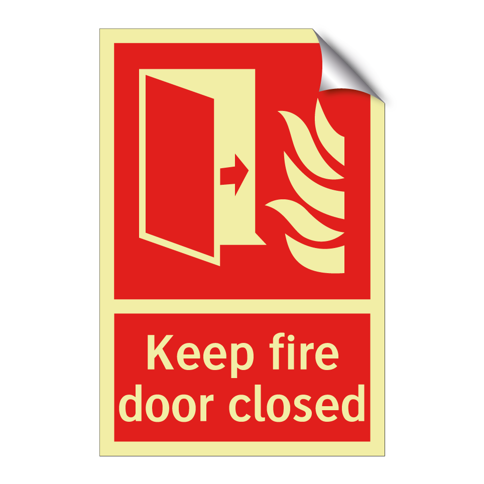 Keep fire door closed
