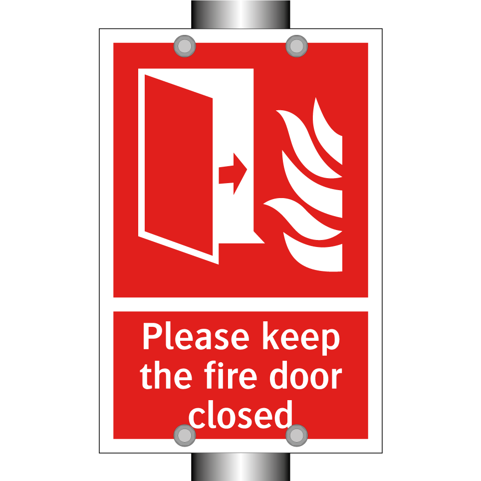 Please keep the fire door closed